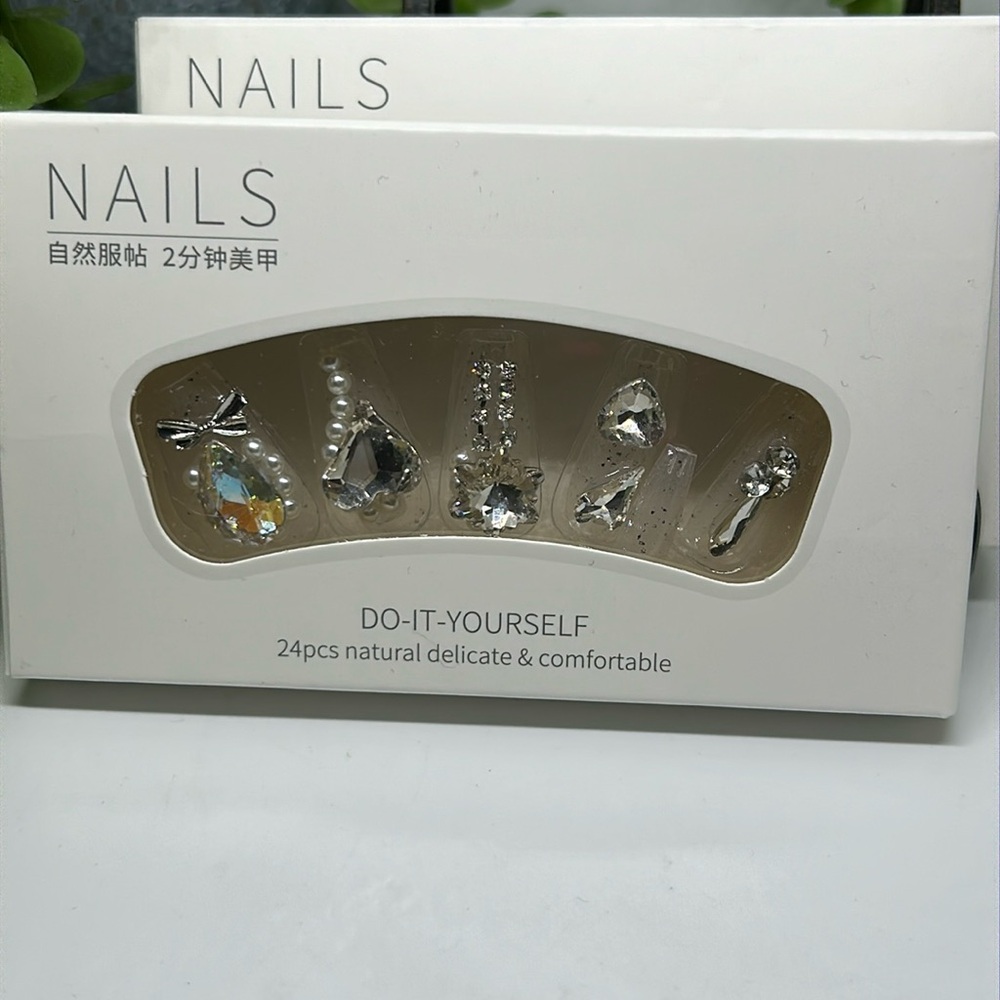 3D acrylic nails set